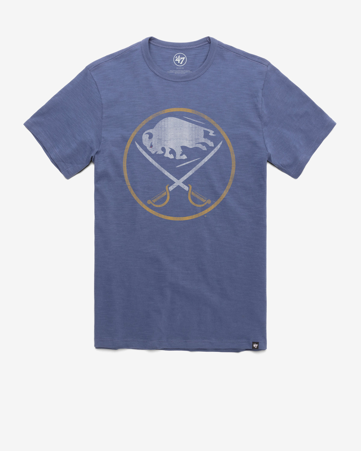 BUFFALO SABRES GRIT '47 SCRUM TEE BLEACHER BLUE