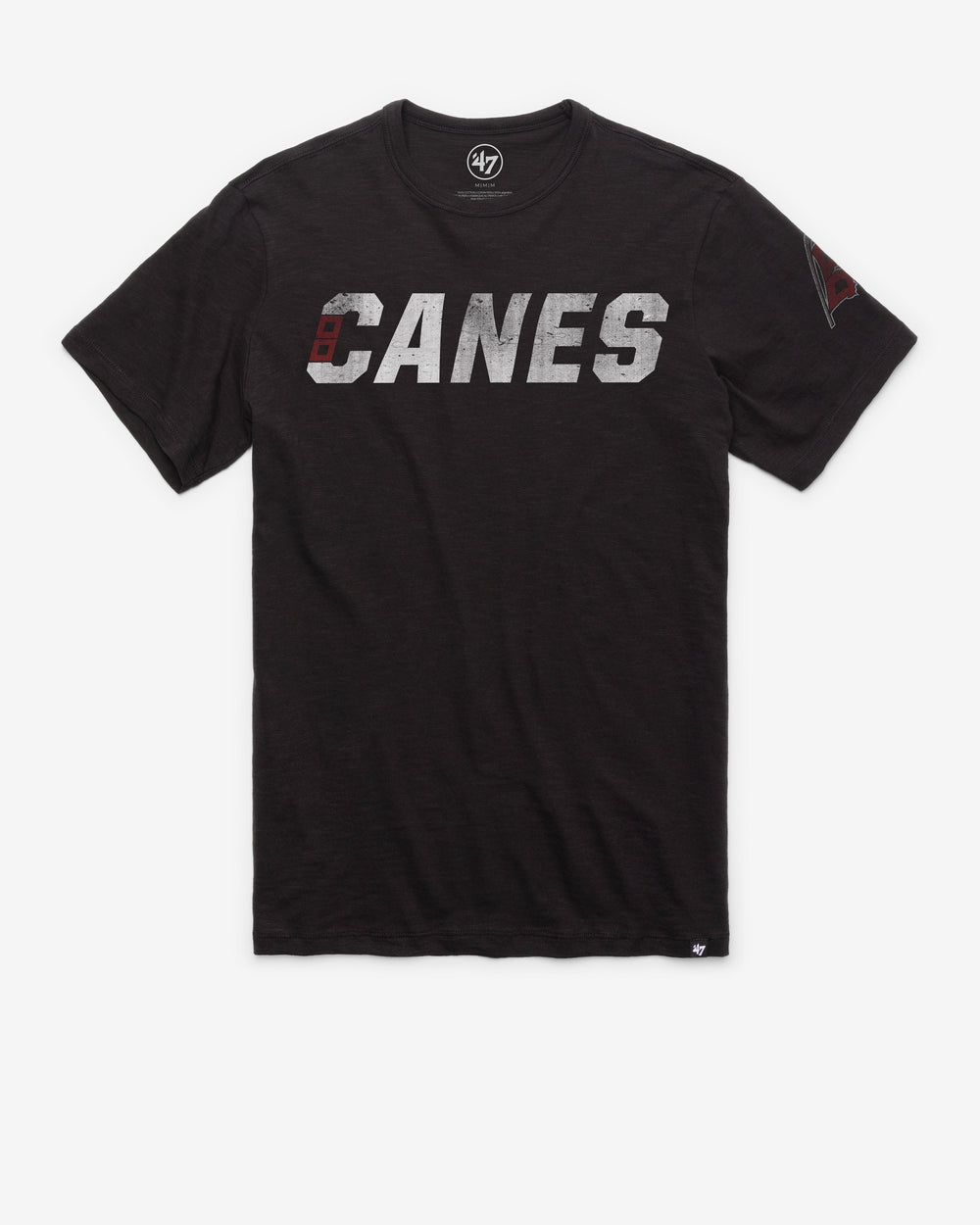 CAROLINA HURRICANES GRIT TWO PEAT '47 SCRUM TEE JET BLACK