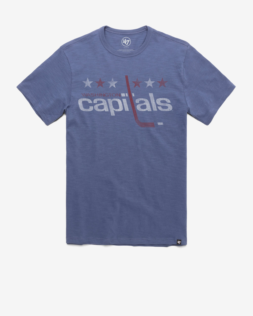 WASHINGTON CAPITALS VINTAGE GRIT '47 SCRUM TEE BLEACHER BLUE