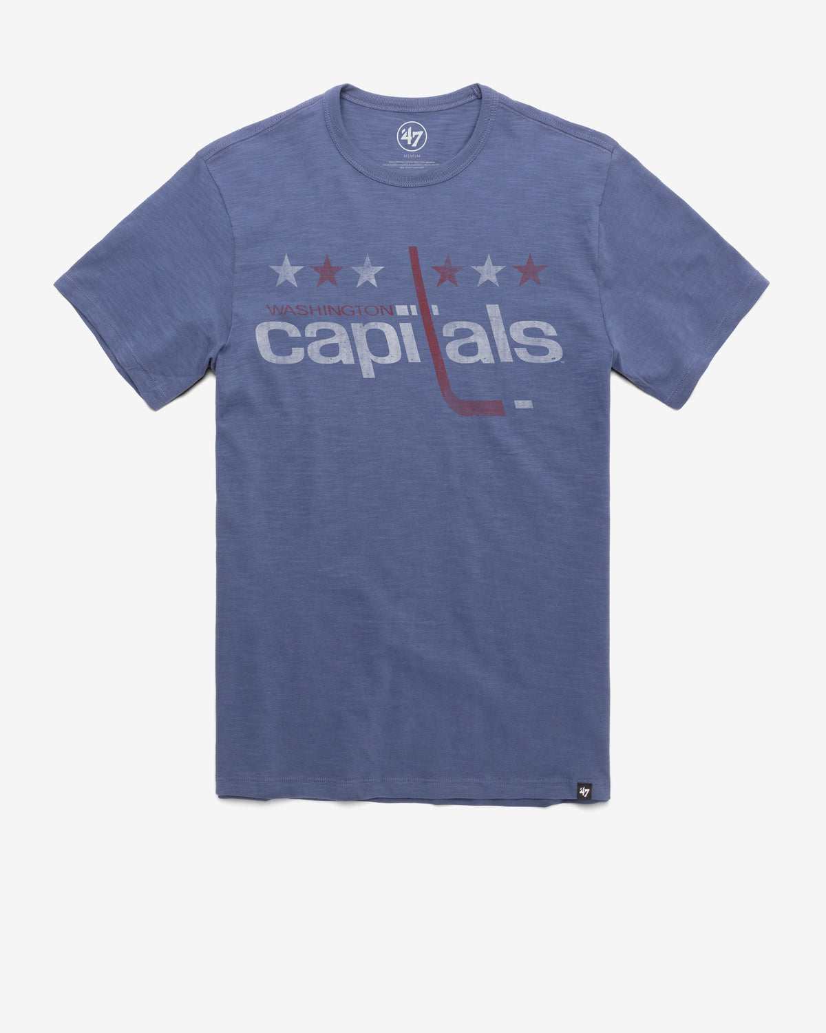 WASHINGTON CAPITALS VINTAGE GRIT '47 SCRUM TEE BLEACHER BLUE