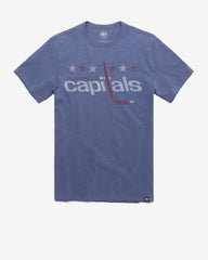 WASHINGTON CAPITALS VINTAGE GRIT '47 SCRUM TEE BLEACHER BLUE