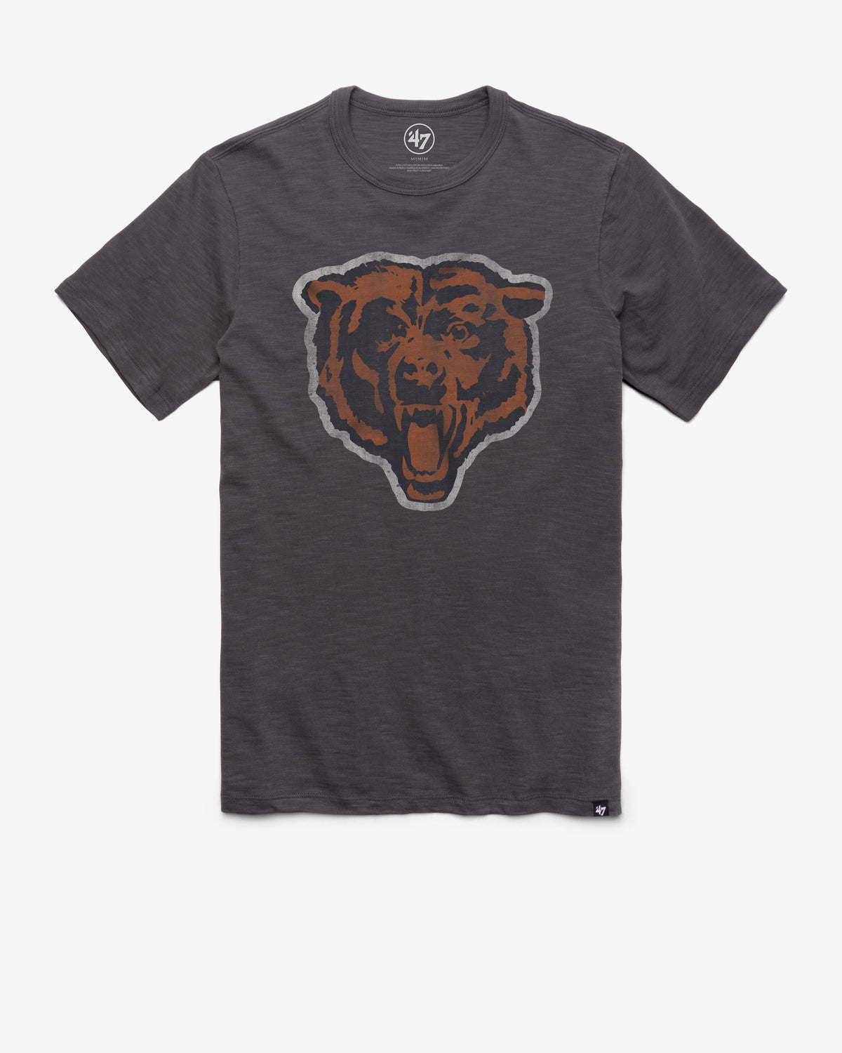 CHICAGO BEARS HISTORIC GRIT '47 SCRUM TEE CHARCOAL