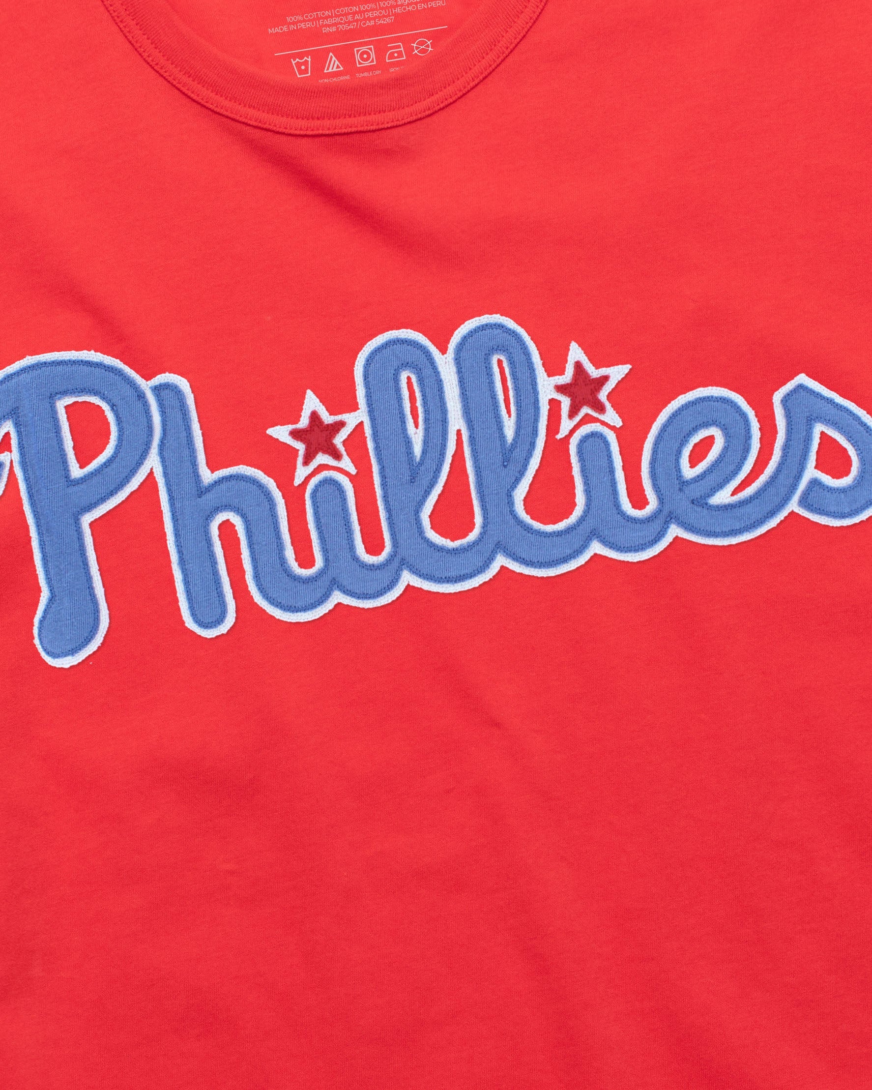 PHILADELPHIA PHILLIES '47 FRANKLIN FIELDHOUSE TEE RACER RED