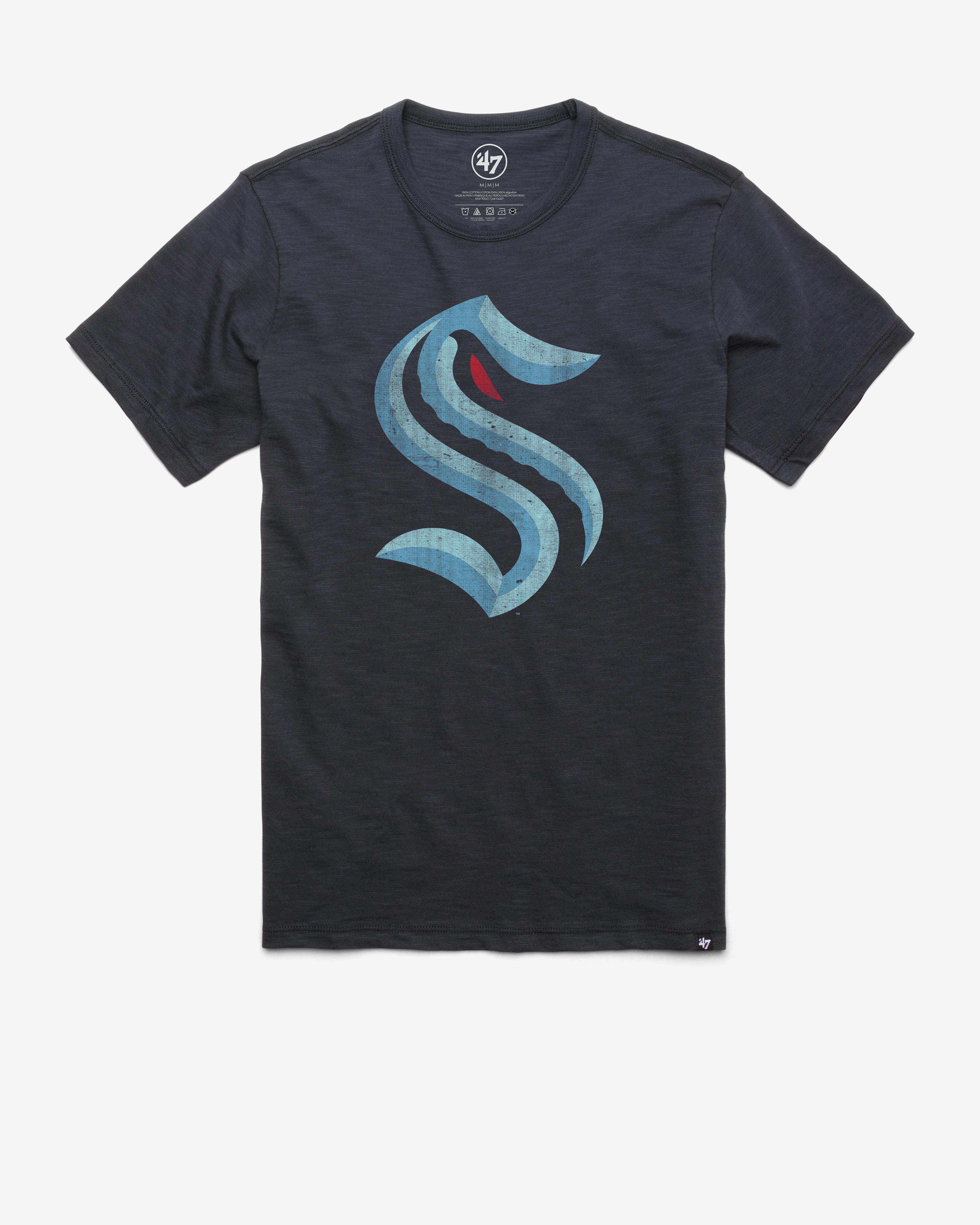 SEATTLE KRAKEN GRIT '47 SCRUM TEE FALL NAVY
