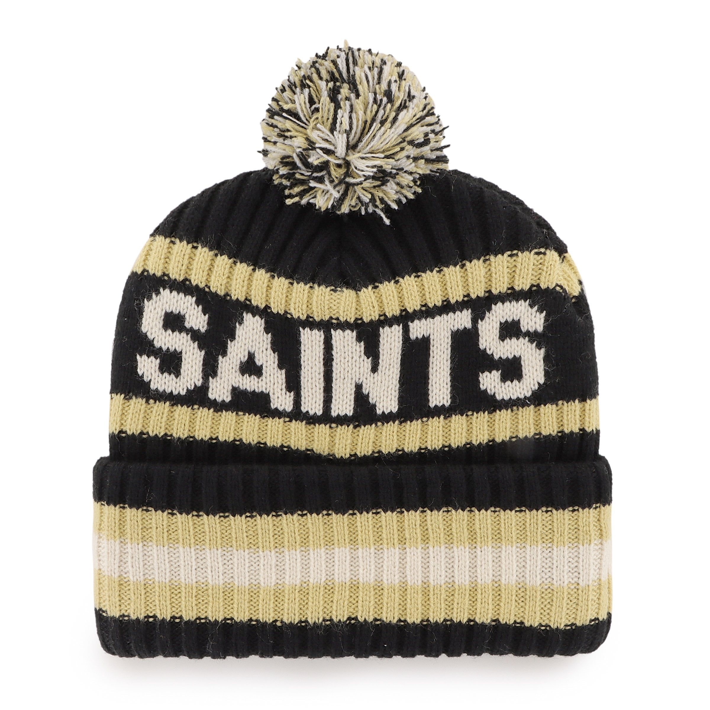 NEW ORLEANS SAINTS BERING '47 CUFF KNIT BLACK
