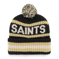 NEW ORLEANS SAINTS BERING '47 CUFF KNIT BLACK