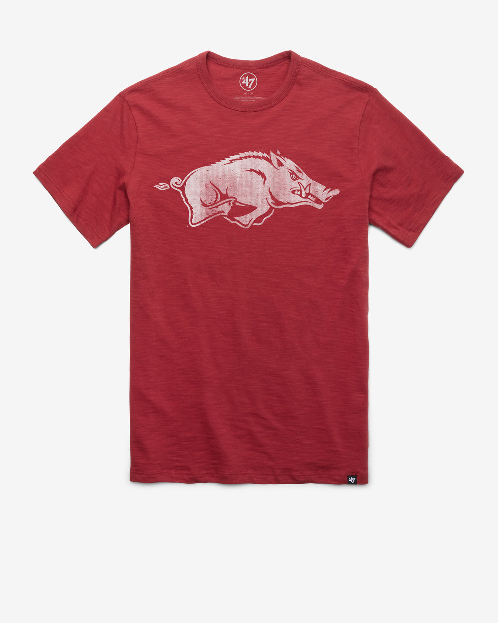 ARKANSAS RAZORBACKS GRIT '47 SCRUM TEE CARDINAL