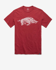 ARKANSAS RAZORBACKS GRIT '47 SCRUM TEE CARDINAL