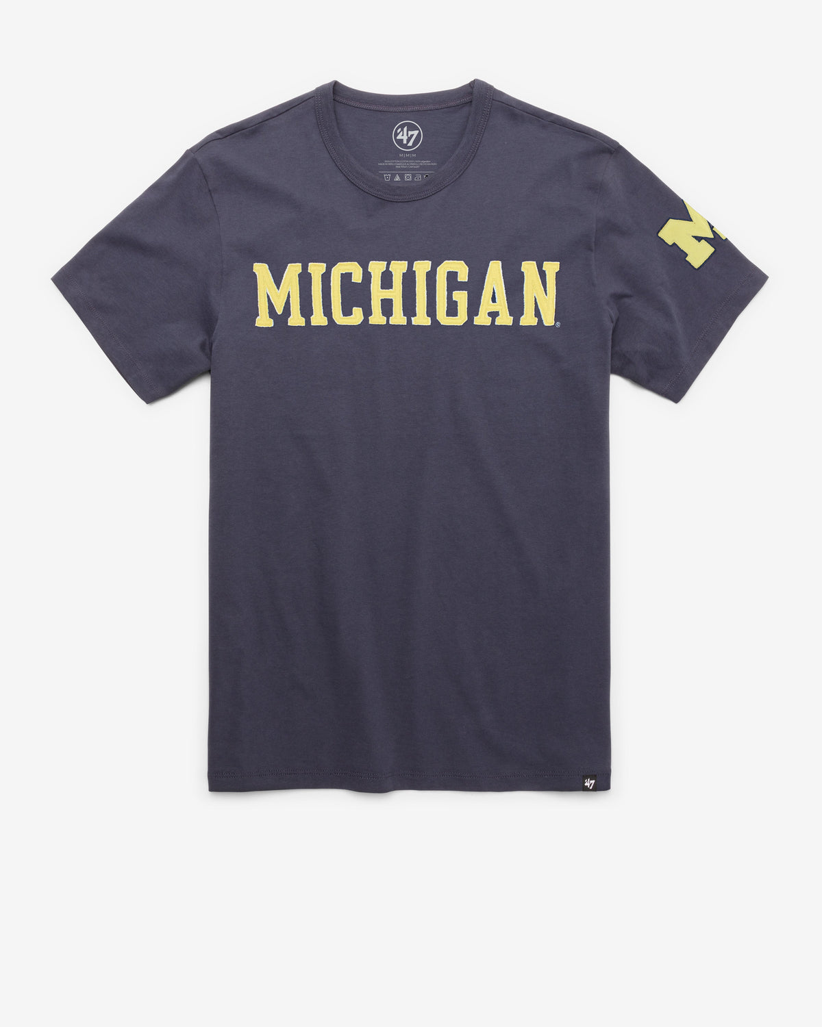 MICHIGAN WOLVERINES '47 FRANKLIN FIELDHOUSE TEE ATLAS BLUE