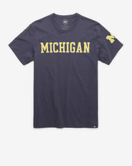 MICHIGAN WOLVERINES '47 FRANKLIN FIELDHOUSE TEE ATLAS BLUE