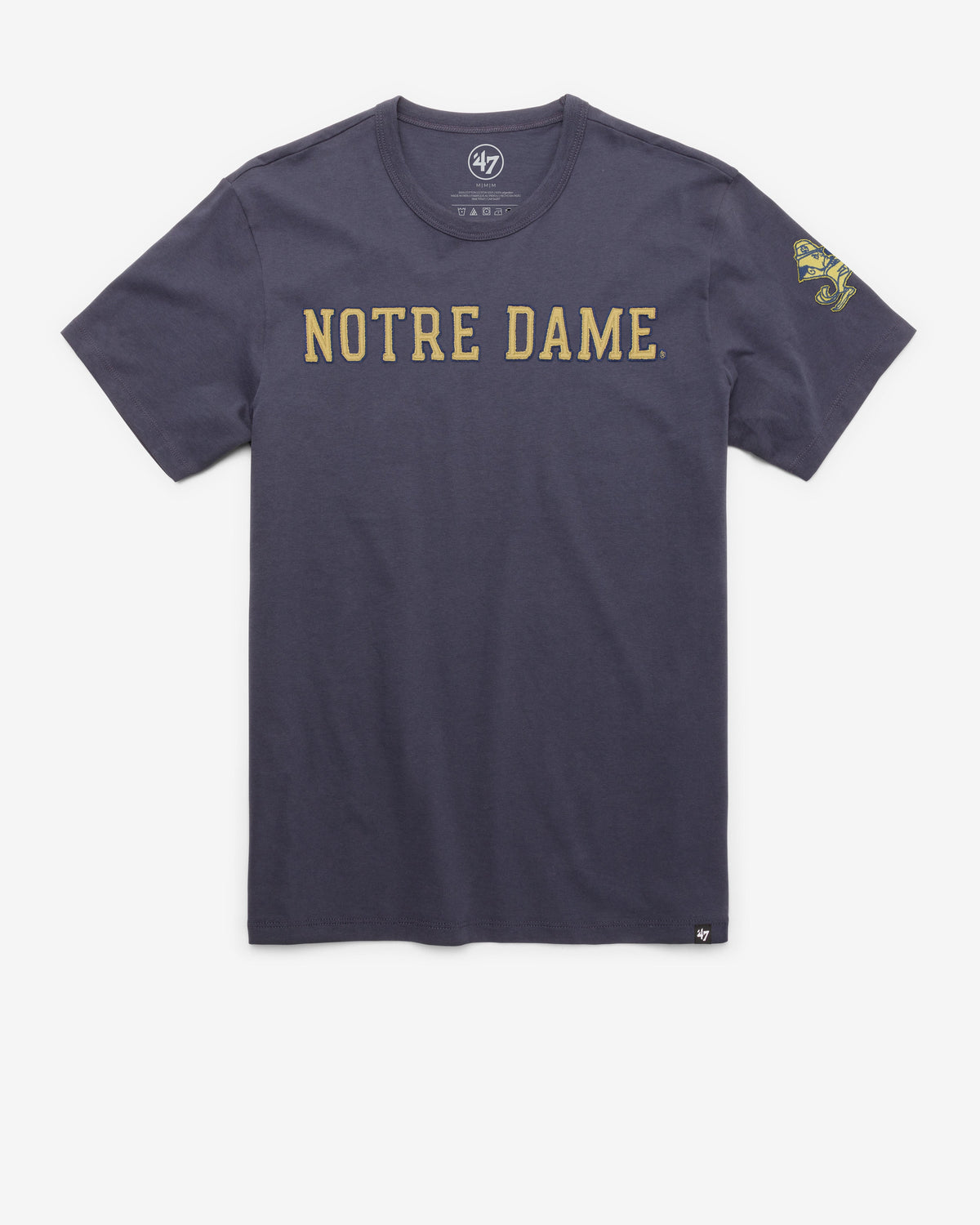 NOTRE DAME FIGHTING IRISH '47 FRANKLIN FIELDHOUSE TEE ATLAS BLUE