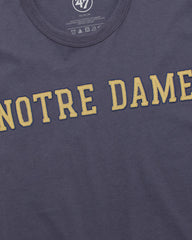 NOTRE DAME FIGHTING IRISH '47 FRANKLIN FIELDHOUSE TEE ATLAS BLUE