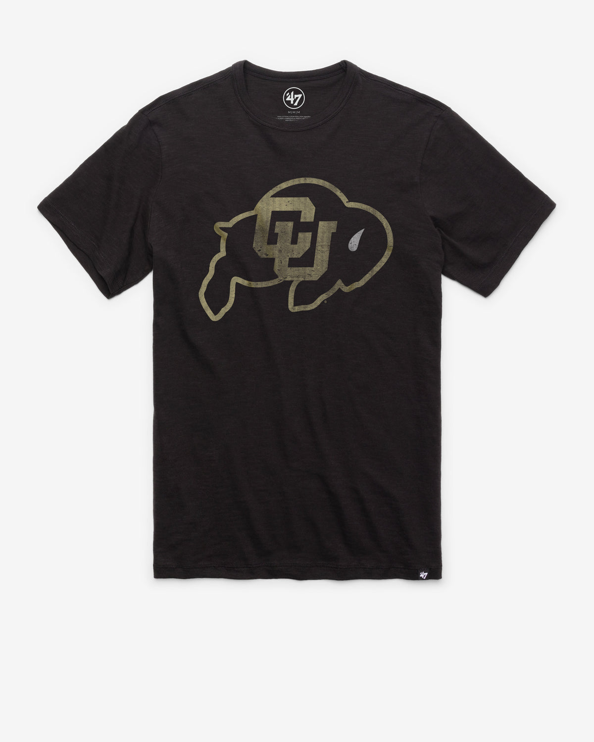 COLORADO BUFFALOES GRIT '47 SCRUM TEE JET BLACK