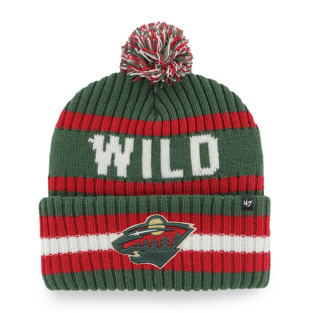 MINNESOTA WILD BERING '47 CUFF KNIT DARK GREEN