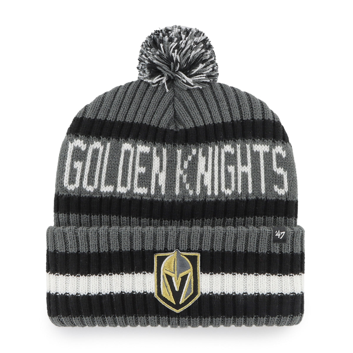 VEGAS GOLDEN KNIGHTS BERING '47 CUFF KNIT CHARCOAL