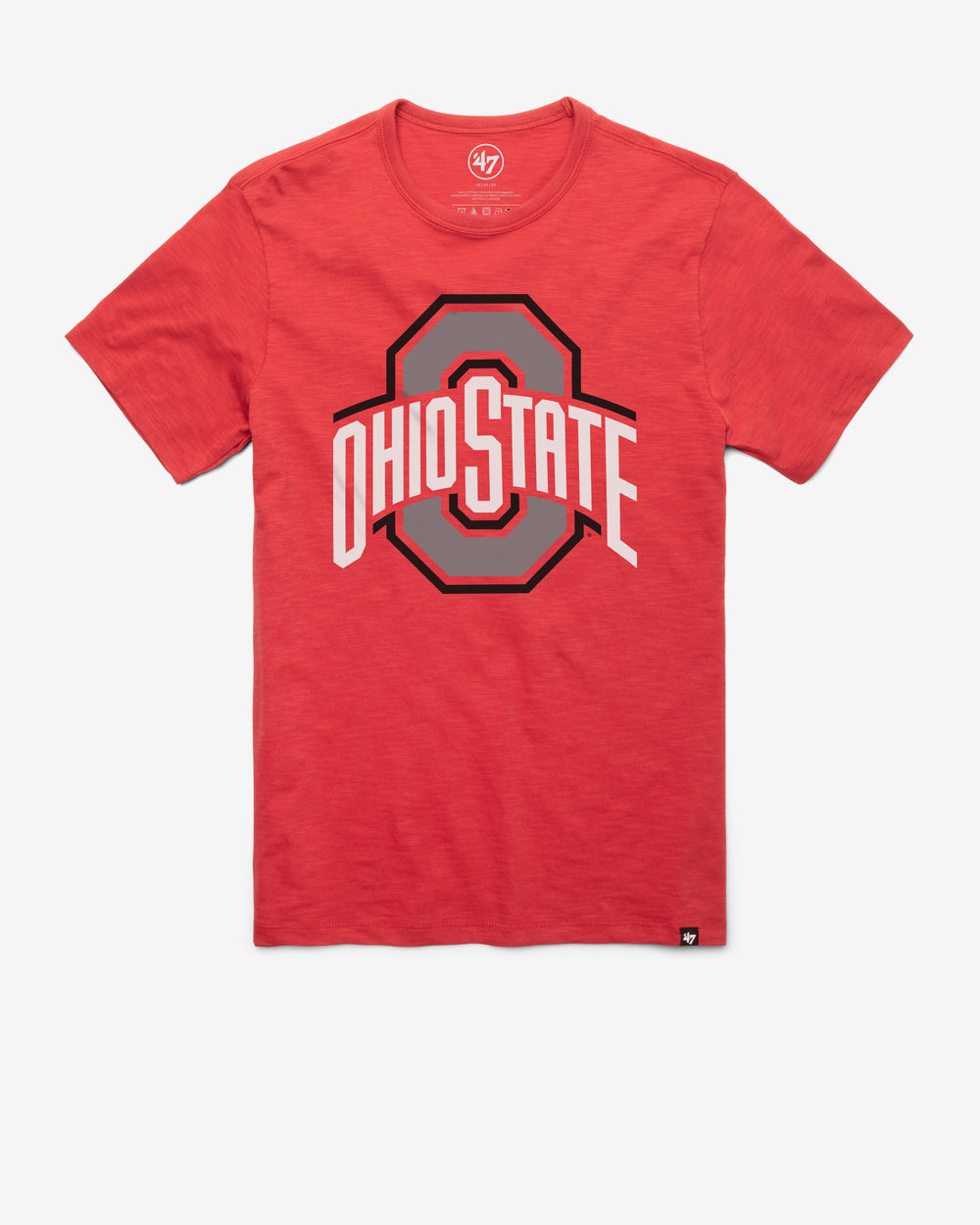 OHIO STATE BUCKEYES GRIT '47 SCRUM TEE RESCUE RED