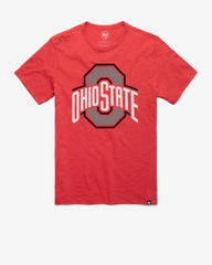 OHIO STATE BUCKEYES GRIT '47 SCRUM TEE RESCUE RED