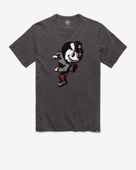OHIO STATE BUCKEYES VINTAGE GRIT '47 SCRUM TEE CHARCOAL