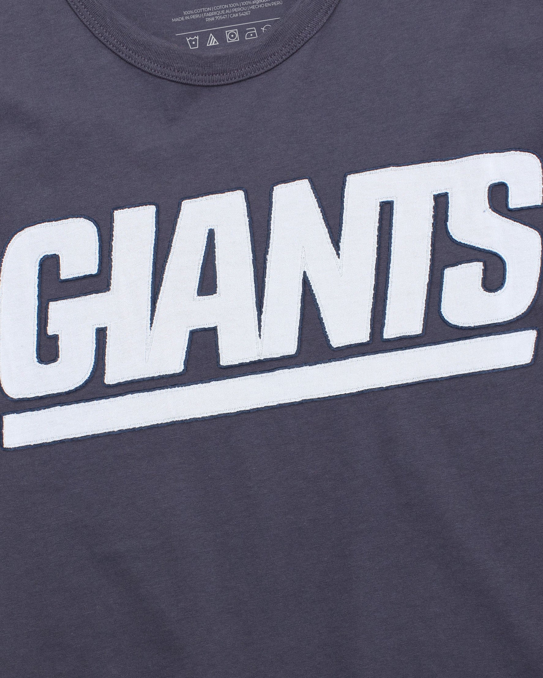 NEW YORK GIANTS HISTORIC '47 FRANKLIN FIELDHOUSE TEE ATLAS BLUE