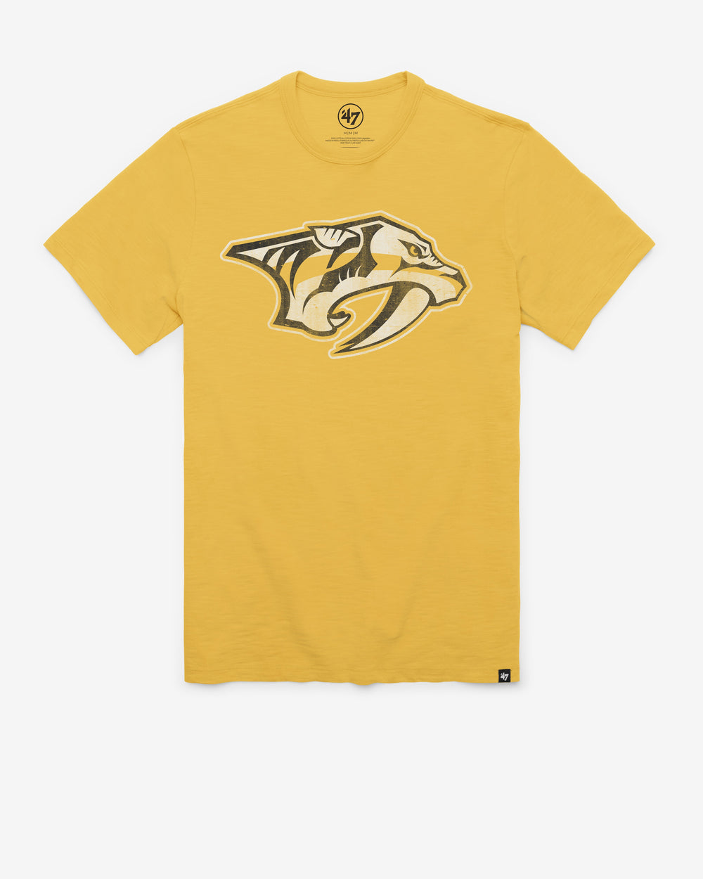 NASHVILLE PREDATORS GRIT '47 SCRUM TEE GALLEY GOLD