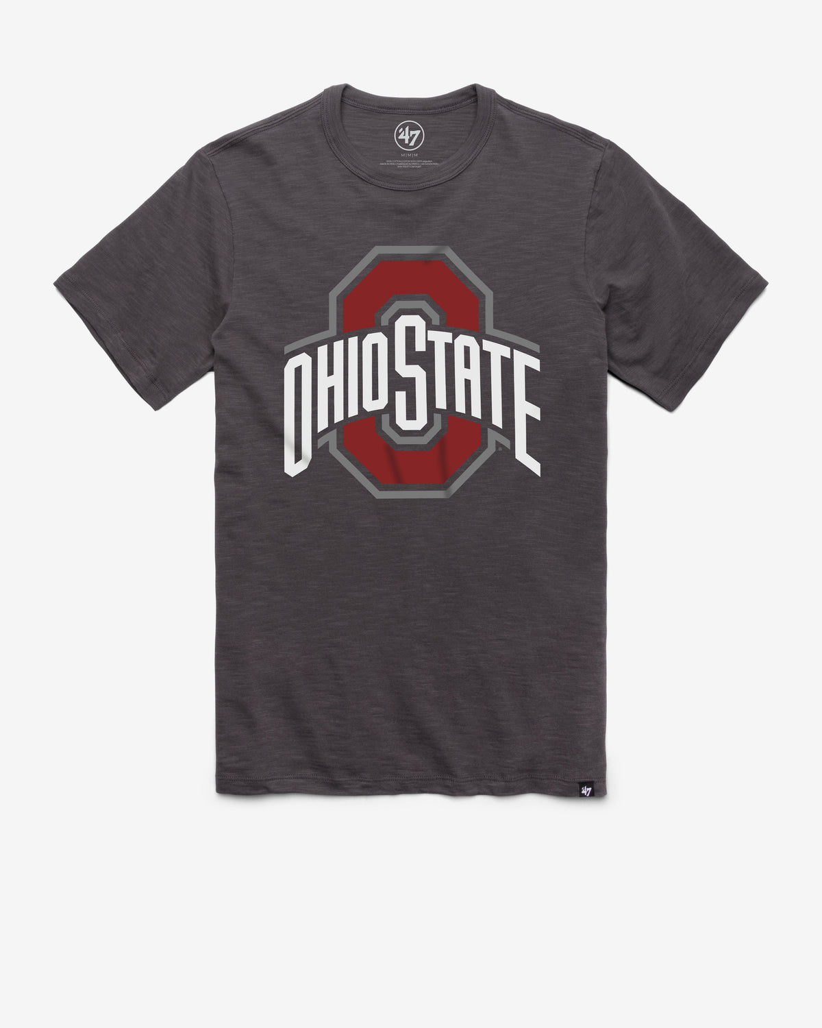 OHIO STATE BUCKEYES GRIT '47 SCRUM TEE CHARCOAL