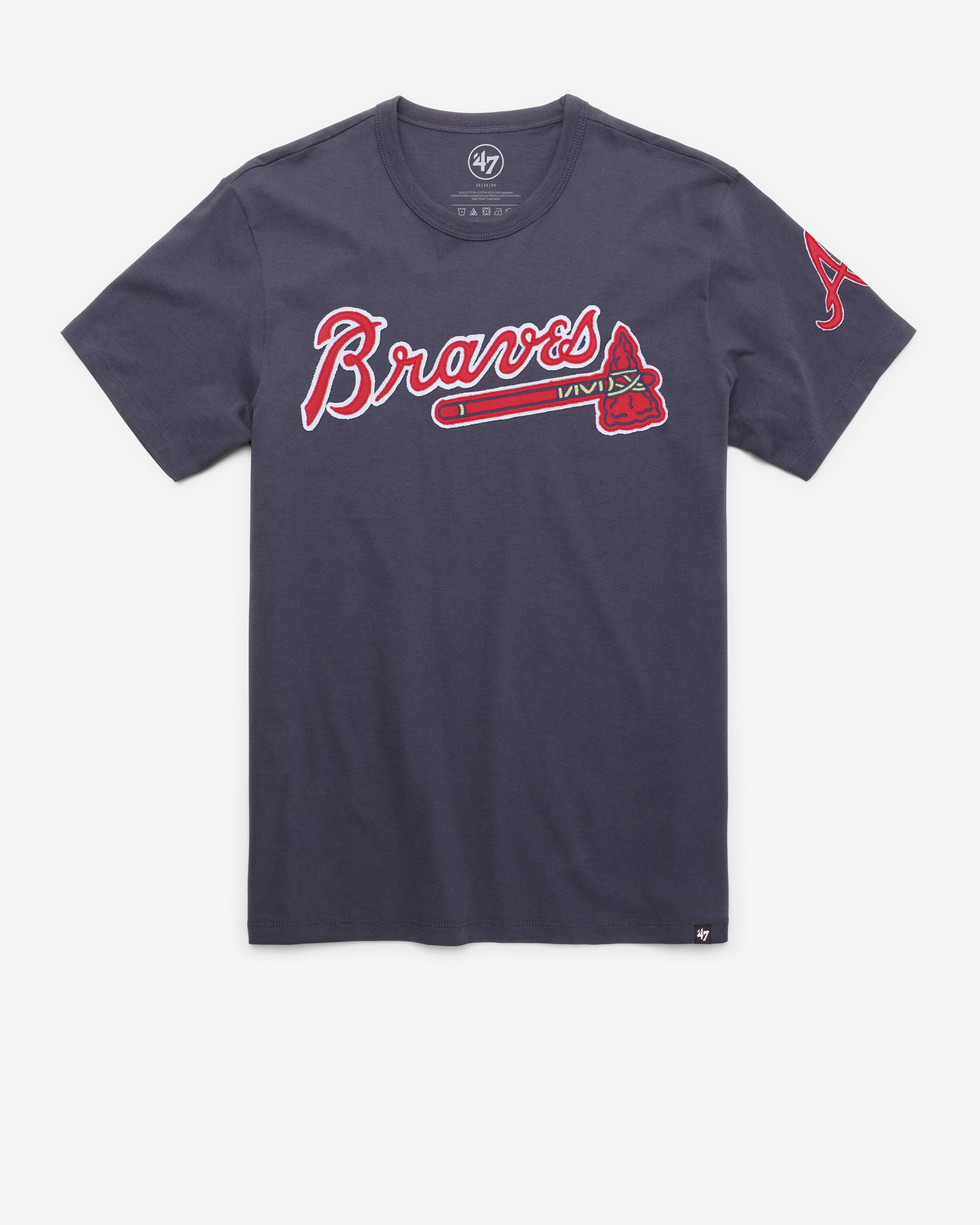 ATLANTA BRAVES '47 FRANKLIN FIELDHOUSE TEE ATLAS BLUE