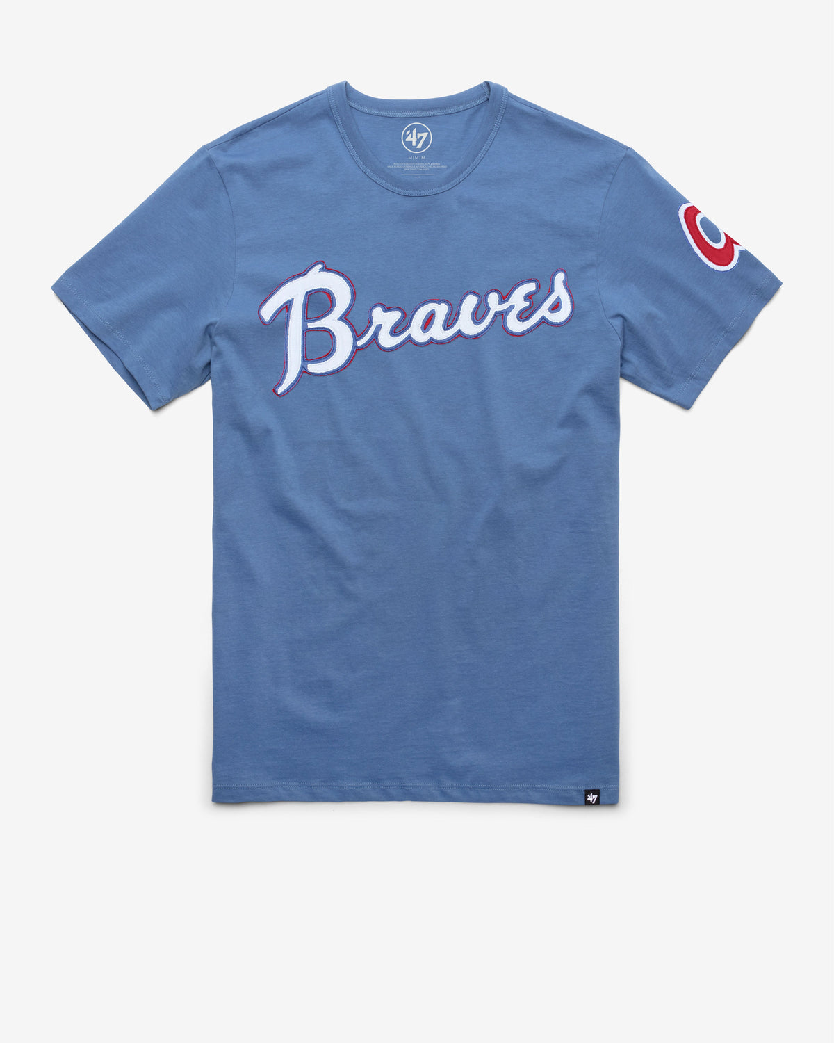 ATLANTA BRAVES COOPERSTOWN '47 FRANKLIN FIELDHOUSE TEE CADET BLUE