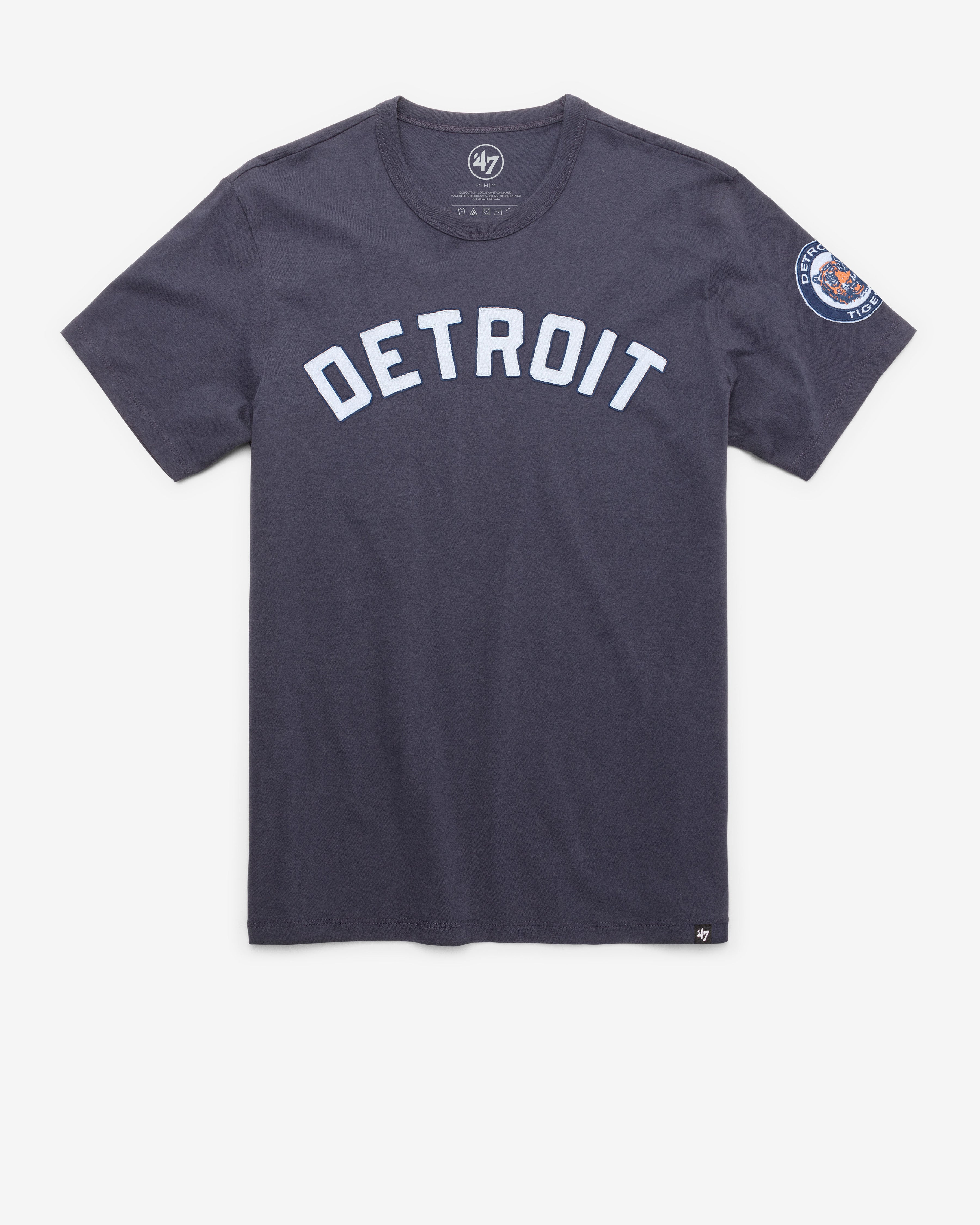 DETROIT TIGERS COOPERSTOWN '47 FRANKLIN FIELDHOUSE TEE ATLAS BLUE
