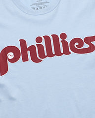 PHILADELPHIA PHILLIES COOPERSTOWN '47 FRANKLIN FIELDHOUSE TEE GULF BLUE