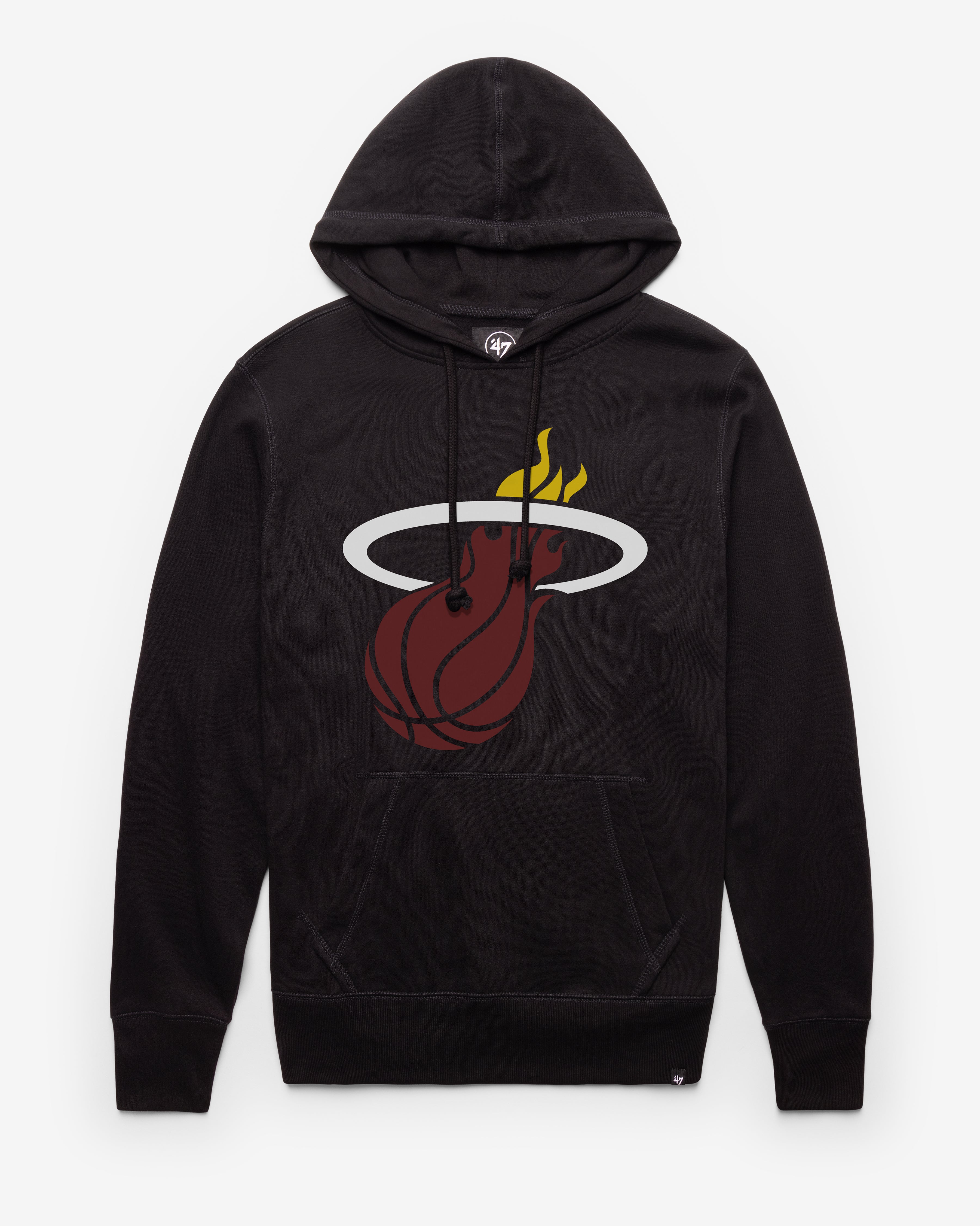 MIAMI HEAT IMPRINT '47 HEADLINE HOOD JET BLACK