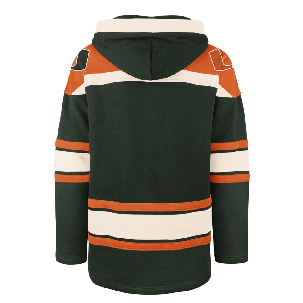 MIAMI HURRICANES SUPERIOR '47 LACER HOOD DARK GREEN