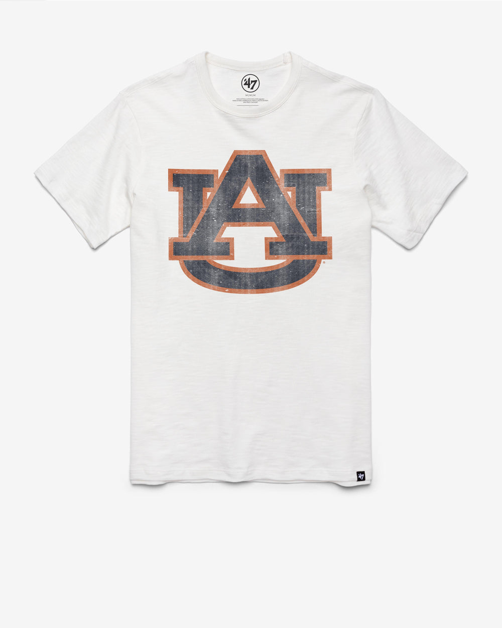 AUBURN TIGERS GRIT '47 SCRUM TEE WHITE WASH