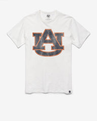 AUBURN TIGERS GRIT '47 SCRUM TEE WHITE WASH