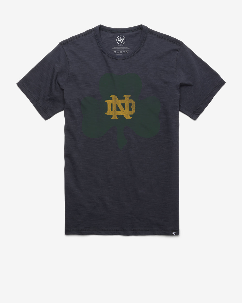 NOTRE DAME FIGHTING IRISH VINTAGE GRIT '47 SCRUM TEE FALL NAVY