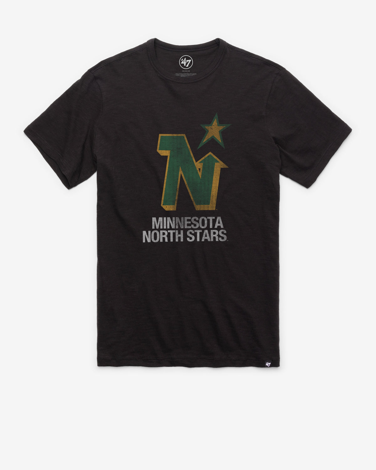 MINNESOTA NORTH STARS VINTAGE GRIT '47 SCRUM TEE JET BLACK