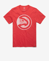 ATLANTA HAWKS GRIT '47 SCRUM TEE RESCUE RED