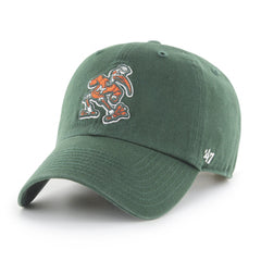 MIAMI HURRICANES VINTAGE '47 CLEAN UP DARK GREEN
