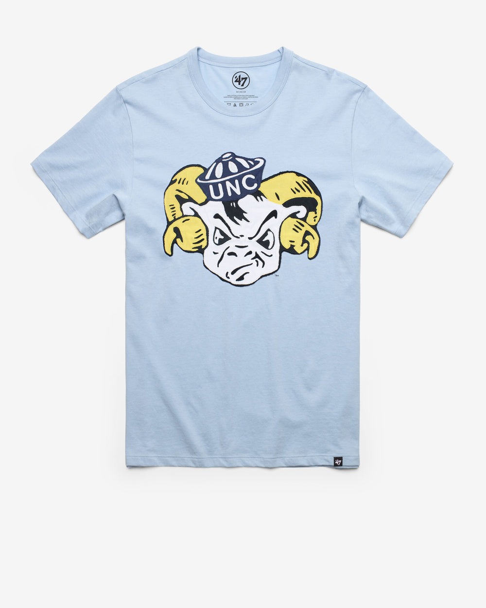NORTH CAROLINA TAR HEELS UNC VINTAGE '47 FRANKLIN FIELDHOUSE TEE GULF BLUE