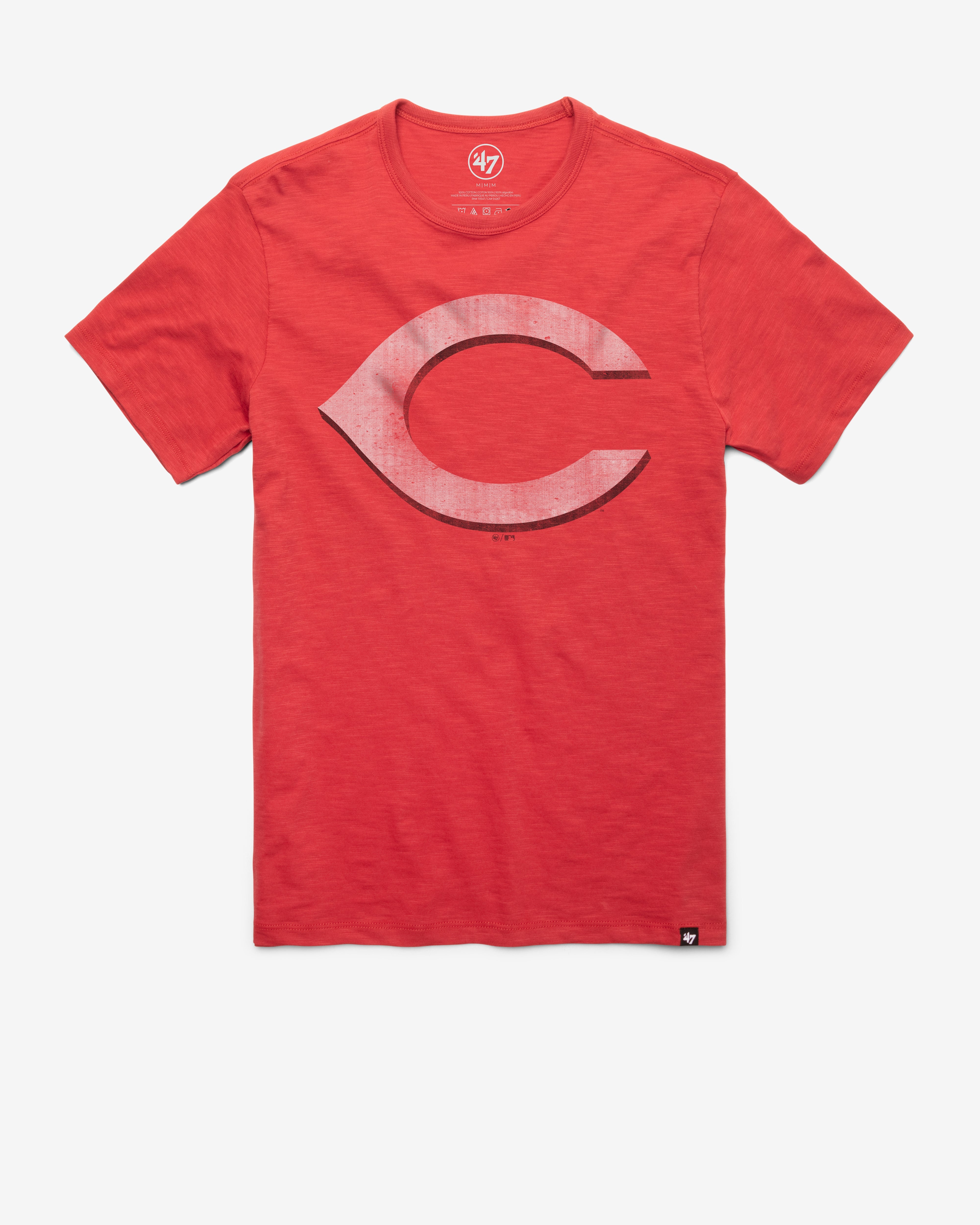 CINCINNATI REDS GRIT '47 SCRUM TEE RESCUE RED