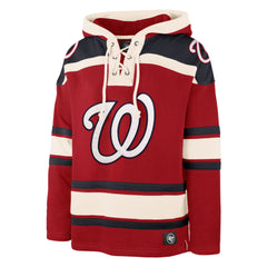 WASHINGTON NATIONALS SUPERIOR '47 LACER HOOD RED