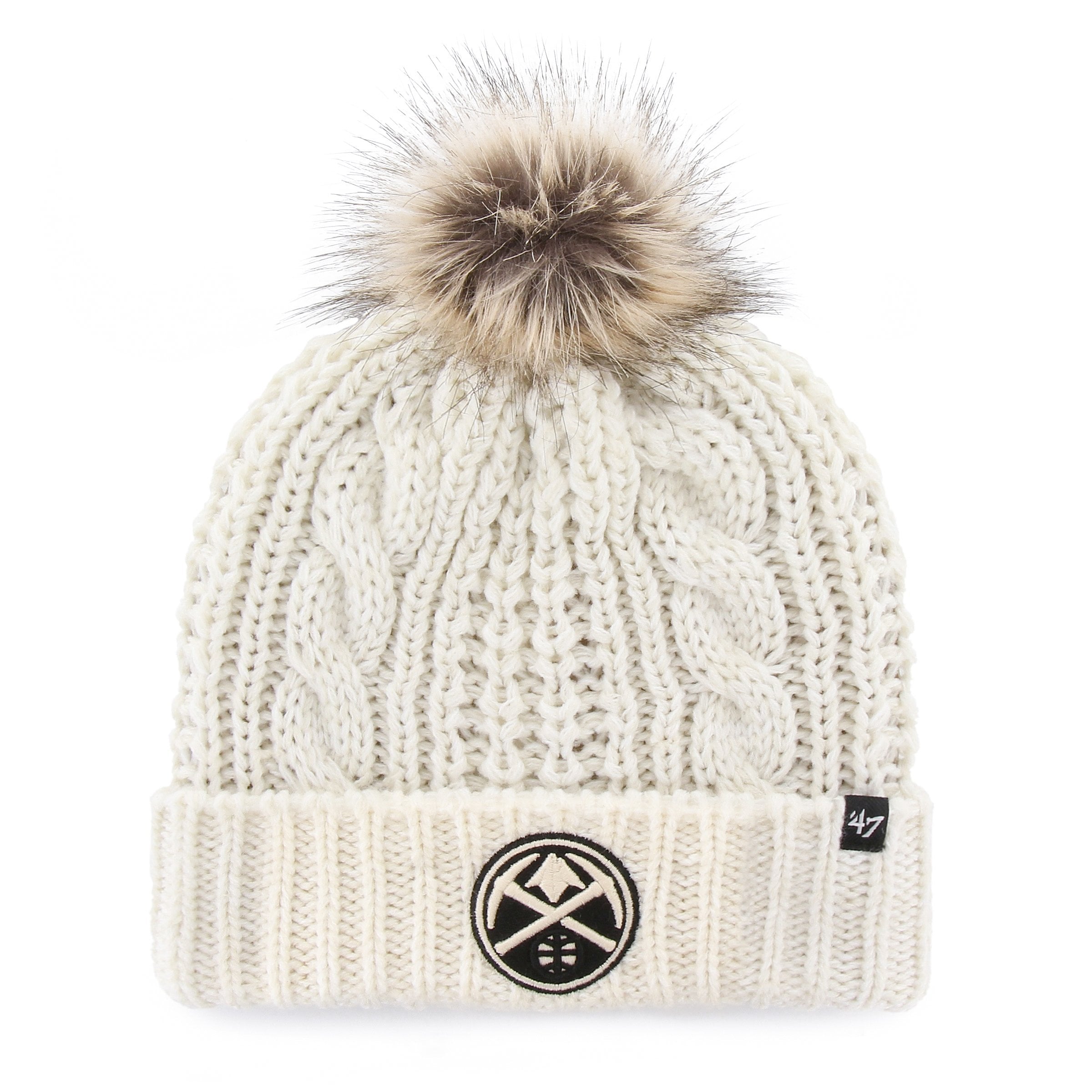 DENVER NUGGETS MEEKO '47 CUFF KNIT WOMENS WHITE