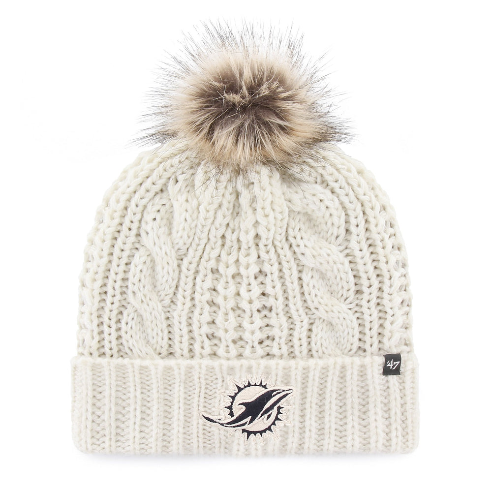 MIAMI DOLPHINS MEEKO '47 CUFF KNIT WOMENS WHITE