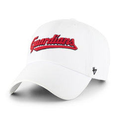 CLEVELAND GUARDIANS SCRIPT '47 CLEAN UP WHITE