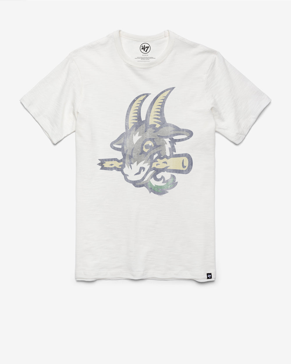 HARTFORD YARD GOATS GRIT '47 SCRUM TEE WHITE WASH