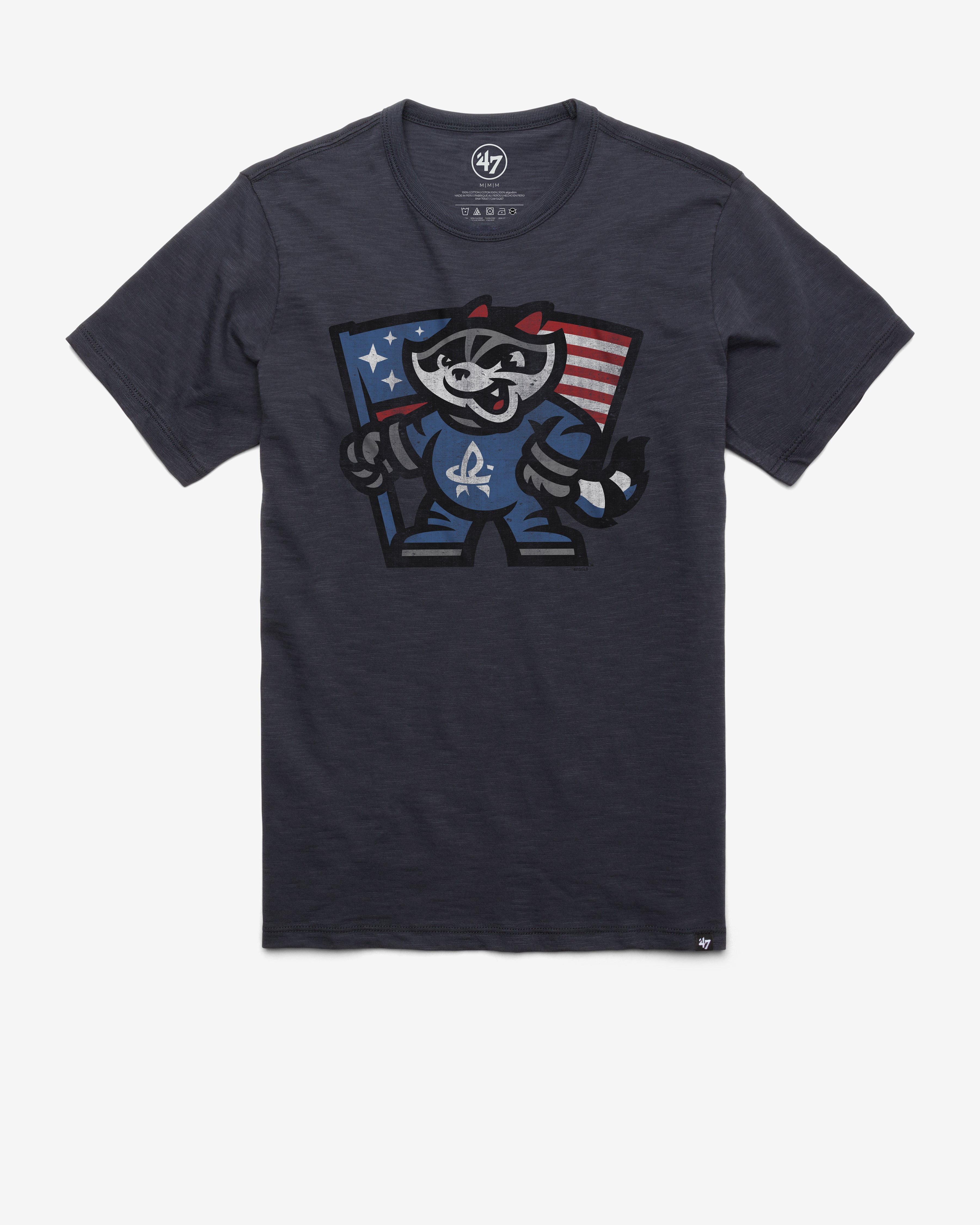 ROCKET CITY TRASH PANDAS GRIT '47 SCRUM TEE FALL NAVY
