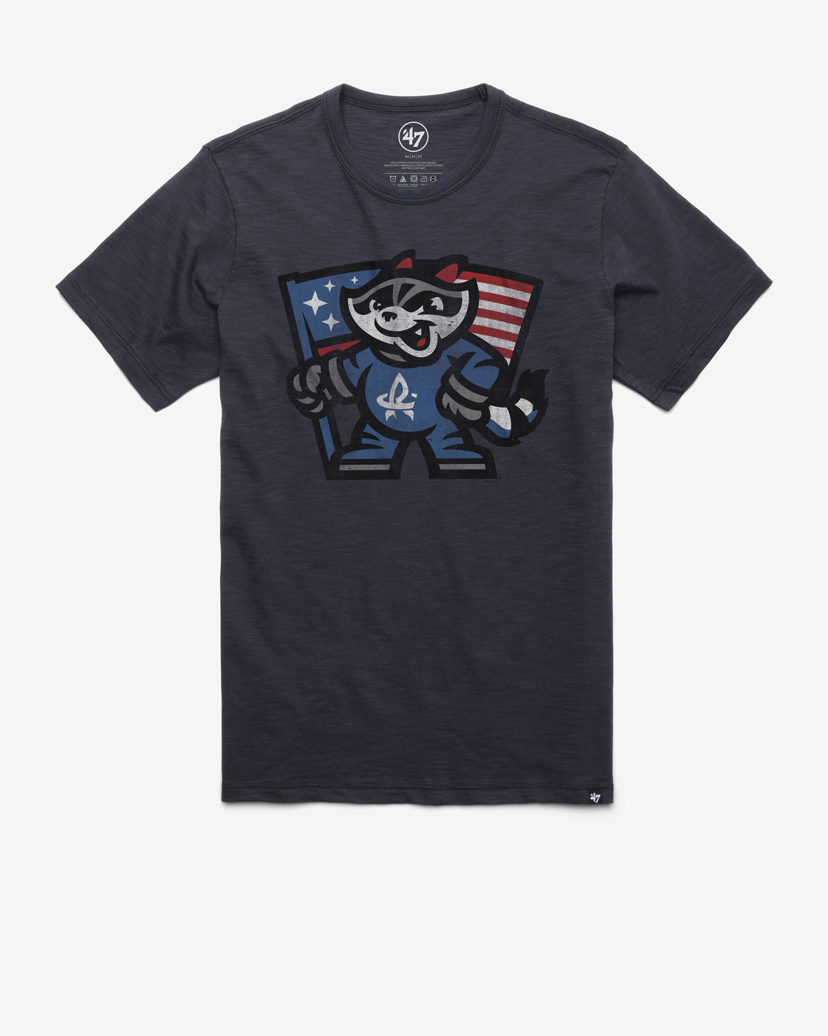 ROCKET CITY TRASH PANDAS GRIT '47 SCRUM TEE FALL NAVY
