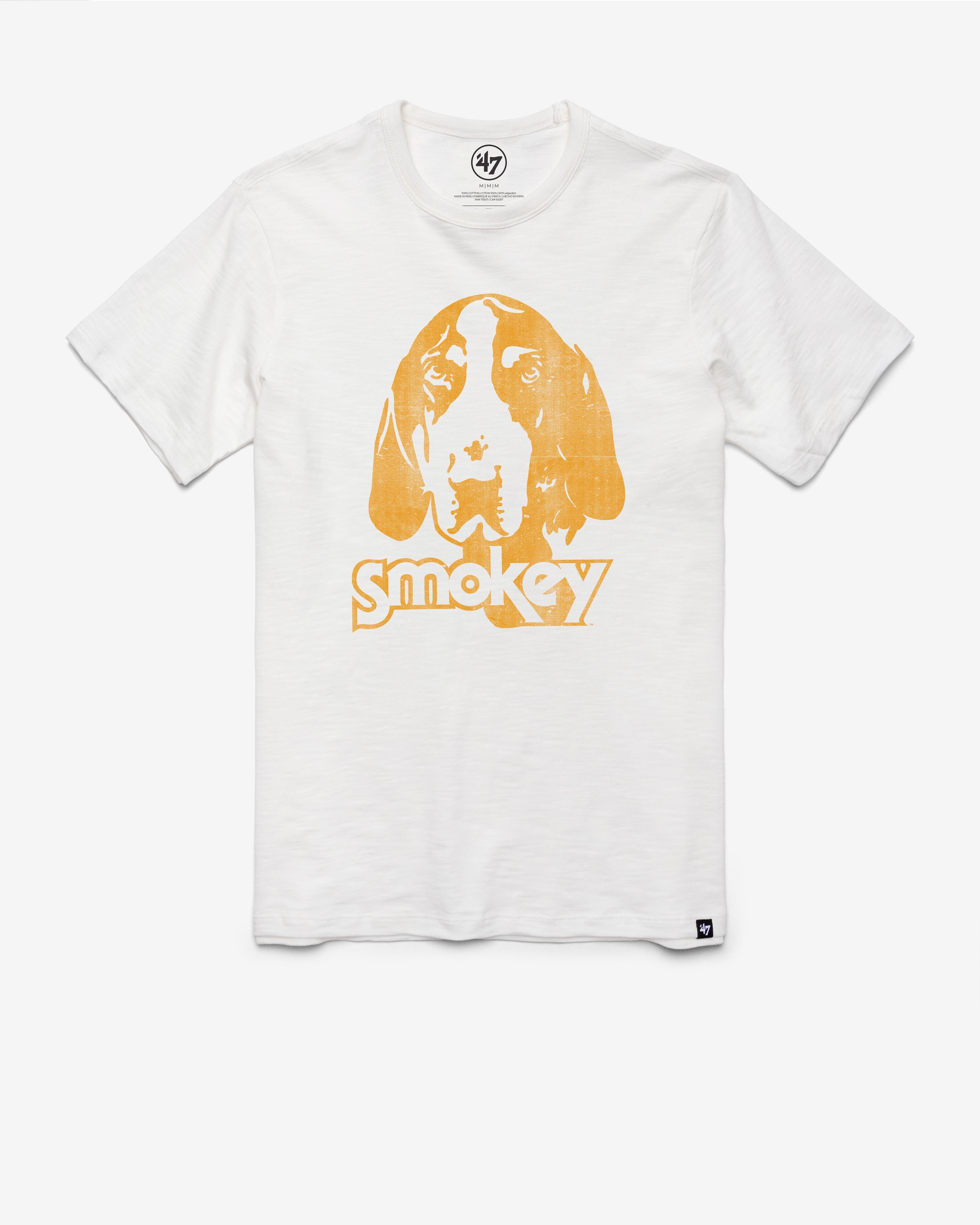 TENNESSEE VOLUNTEERS '47 VINTAGE GRIT SCRUM TEE WHITE WASH