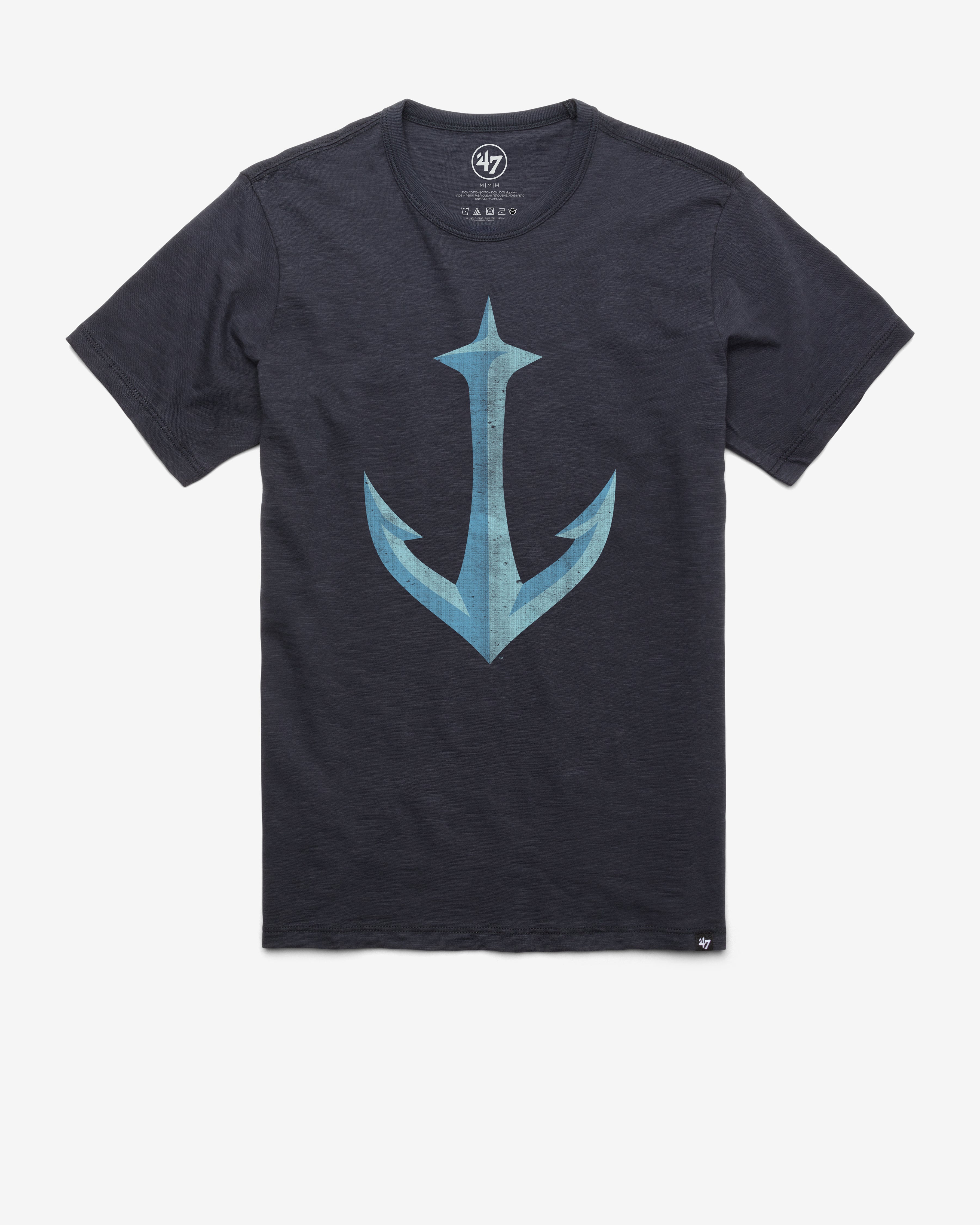 SEATTLE KRAKEN GRIT '47 SCRUM TEE FALL NAVY