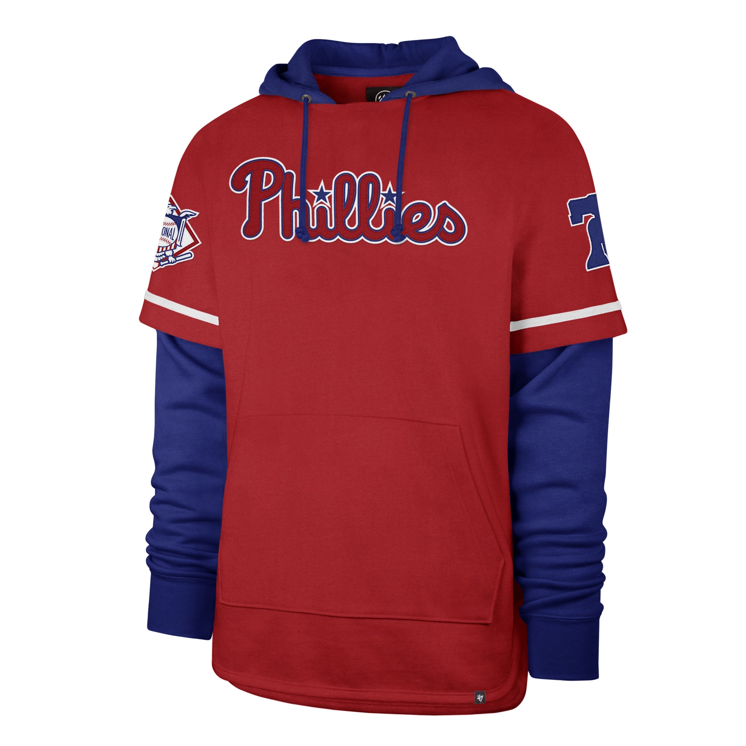PHILADELPHIA PHILLIES TRIFECTA '47 SHORTSTOP PULLOVER HOOD RED