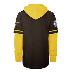 SAN DIEGO PADRES TRIFECTA '47 SHORTSTOP PULLOVER HOOD BROWN